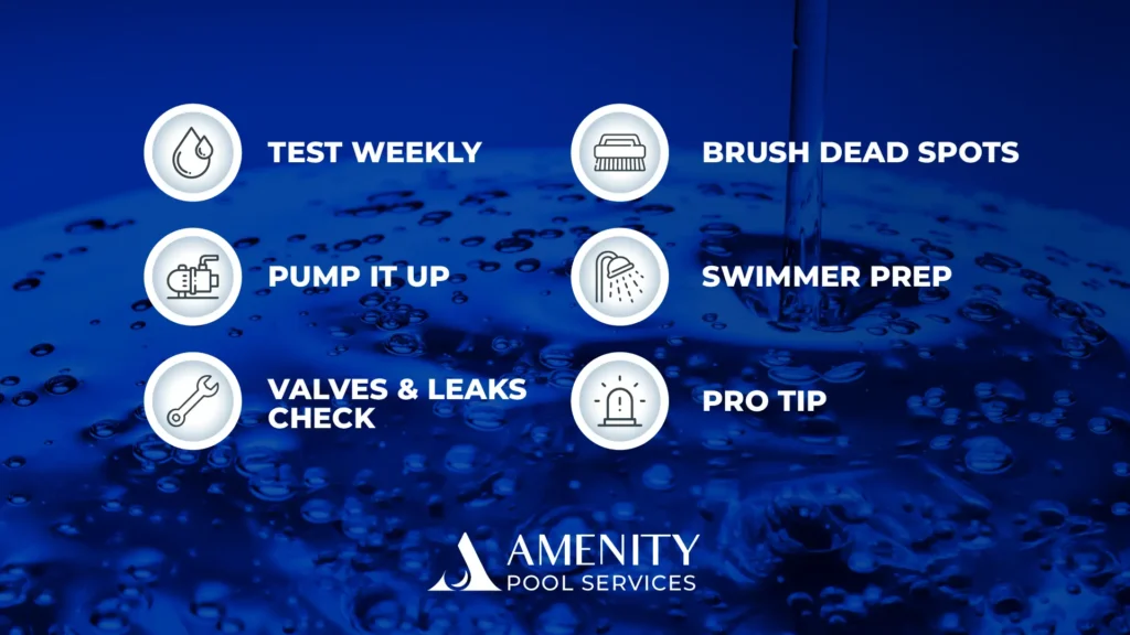 Infographic: 6 expert tips to improve swimming pool water circulation and flow